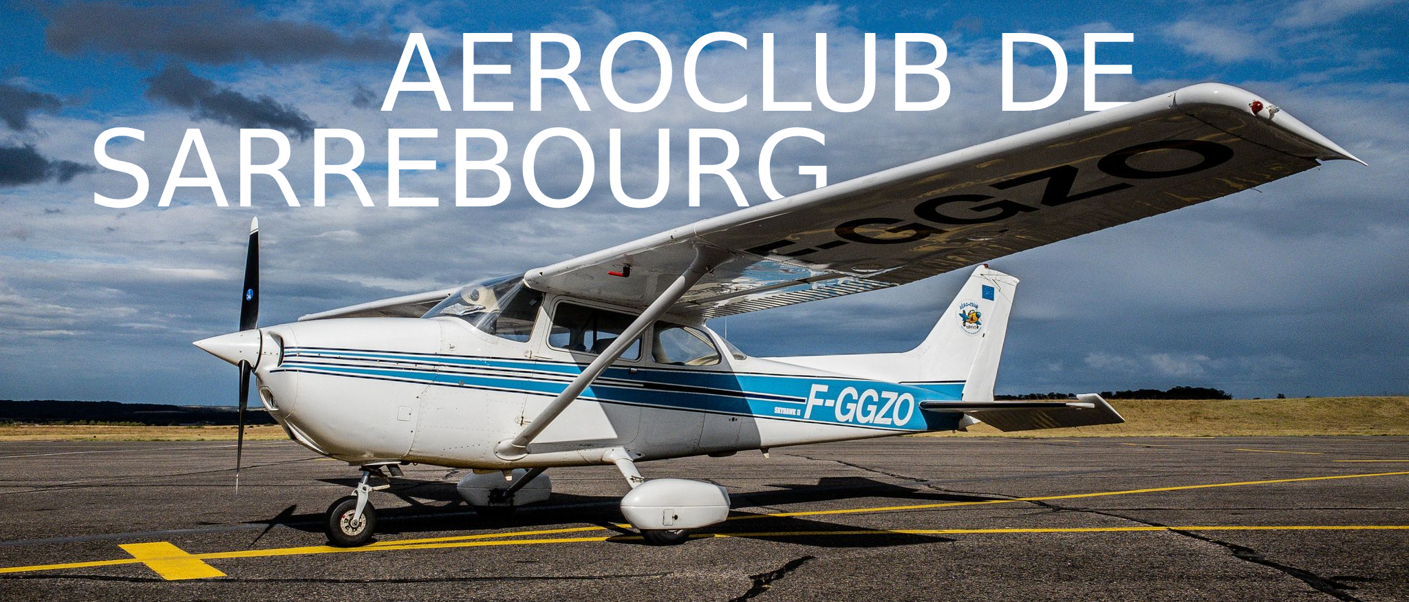 Avion de l'Aéroclub de Sarrebourg sur l'aérodrome de Sarrebourg-Buhl